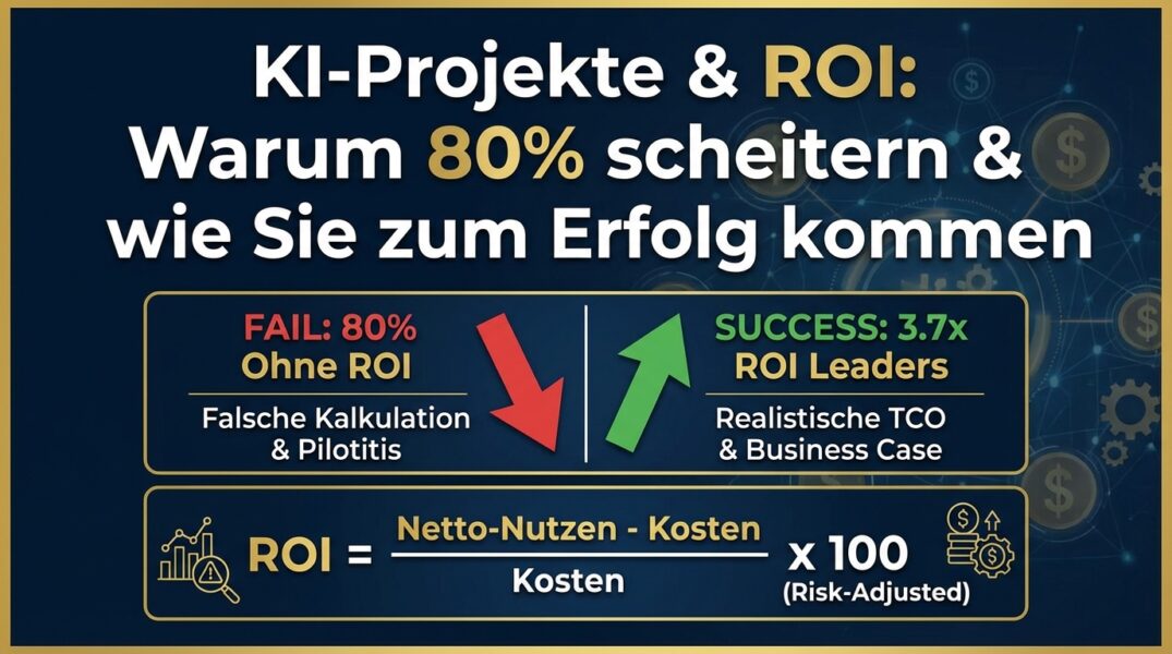 Wie berechnet man den ROI von KI-Projekten?