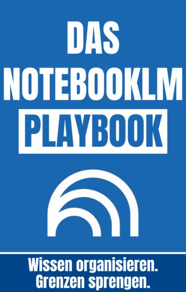 Das NotebookLM Playbook - PDF Guide Cover