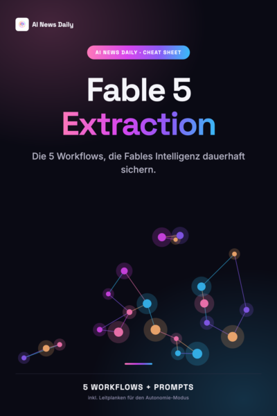 Fable 5 Extraction Cheat Sheet - PDF Guide Cover